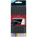 Faber-Castell: Черна серия Пастел цветни моливи комплект 12бр. изображение 1