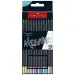 Faber-Castell: Черна версия метален цвят цветни моливи комплект 12бр