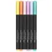 Faber-Castell: Черна версия пастелни цветове комплект от 6 броя цветни маркери изображение 2