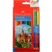 Faber-Castell: Цветни моливи 12бр. + 3бр. Биколор