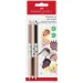 Faber-Castell: Комплект цветни моливи Children of the World с телесни цветове 3бр.