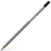 Faber-Castell: Grip графитен молив с гума B сребрист