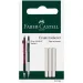 Faber-Castell: Гумка Grip 1345/1347 за моливи с пълнител 3бр. комплект