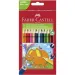 Faber-Castell: Jumbo комплект от 12 триъгълни цветни молива