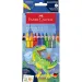 Faber-Castell: Jumbo GRIP с динозаври комплект цветни моливи 8+2бр. изображение 1