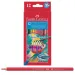 Faber-Castell: Комплект акварелни цветни моливи 12бр + 1бр четка