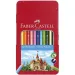 Faber-Castell: Комплект цветни моливи 12бр. в метална кутия