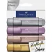 Faber-Castell: Метален маркер за текст 1546 4бр. комплект