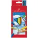 Faber-Castell: Младши цветни моливи с острилка 10бр.