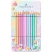 Faber-Castell: Sparkle 12бр. пастелни цветни моливи в метална кутия изображение 1