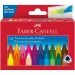 Faber-Castell: Триъгълни Jumbo восъчни пастели 24бр. комплект