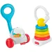 Fisher-Price: 2 броя цветен комплект дрънкалки за бебета - Mattel изображение 2