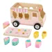 Fisher-Price: Дървен фургон за сладолед с форми - Mattel изображение 2