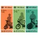 Flappy 14” детски велосипед с кошница и седалка за кукла в розово-бяло – Dino Bikes велосипед изображение 4