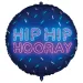 Фолиен балон – „HIP HIP HOORAY” неонов надпис 46см