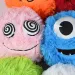 Fuzzy Monsters пухкав плюшен топка в различни варианти 23см изображение 5