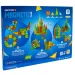 Geomag Magnetic Tiles Gems 60 броя магнитна строителна играчка изображение 2
