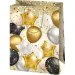 Гигантска подаръчна чанта с мотиви на балони 33x15x44,5cm