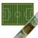 Голям футболен терен 120x184см в контейнер