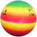 BioBall гумена топка с дъгов мотив 23см