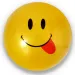 Гумена топка с Emoji мотиви в различни варианти 23см изображение 6