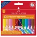 Гумируеми Jumbo восъчни пастели 12бр. комплект - Faber-Castell