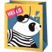Hello panda с шарки голяма подаръчна чанта 33x26,7x13,7cm