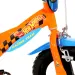 Hot Wheels 12” детски велосипед с държач за бутилка и странични колела в оранжево-черен цвят – Dino Bikes велосипед изображение 4