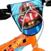 Hot Wheels 14” детски велосипед с държач за бутилка и странични колела в оранжево-черен цвят – Dino Bikes велосипед изображение 4