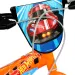 Hot Wheels 16” детски велосипед с държач за бутилка и странични колела в оранжево-черен цвят – Dino Bikes велосипед изображение 4