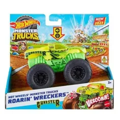 Hot Wheels Monster Trucks: Gunkster монстер автомобил с светлинни и звукови ефекти 1/43 - Mattel