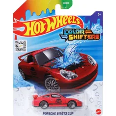 Hot Wheels: Porsche 911 GT3 Cup кола с променящи се цветове 1/64 - Mattel