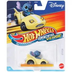 Hot Wheels: RacerVerse - Малка кола с персонажа Лило и Стич - Mattel изображение 1