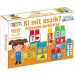 Играйте и учете!: Кой какво яде? Развиваща строителна играчка - D-Toys
