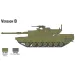 Italeri 1/72 M1 Abrams танк модел комплект изображение 4