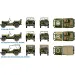 Italeri 1/72 Willys Jeep 1/4 тон 4x4 военни превозни средства 2бр. комплект модел изображение 3