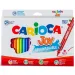 Миещ се комплект флумастери 24бр - Carioca изображение 2