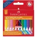 Изтриваема восъчна креда 12бр. комплект - Faber-Castell