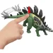 Jurassic World: Огромен атакуващ Стегозавър динозавър с звук - Mattel изображение 3