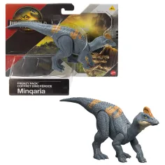 Jurassic World: Възраждане Frenzy pack Minqaria динозавър фигура - Mattel изображение 1