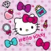 Комплект хартиени салфетки Hello Kitty – 2-слоен, 33x33 см, 20бр