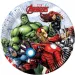 Комплект от 8 броя хартиени чинии Avengers 20 см