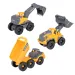 Комплект Volvo строителни машини 3бр - Dickie Toys изображение 3