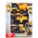 Комплект Volvo строителни машини 3бр - Dickie Toys изображение 1