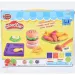 Комплект пластилин за приготвяне на обяд с 6 различни цвята пластилин и форми