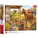 Кон Pferde auf der Farm 1000 Teile Puzzle - Trefl