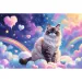 Котка в царството на облаците 160 части пъзел - Trefl изображение 2