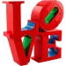 LEGO® ART: LOVE декоративен надпис (31214) изображение 2