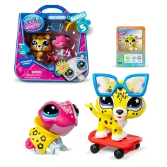 Littlest Pet Shop: Двойна фигурка на домашен любимец S5 - Хамелеон и Ягуар изображение 2