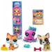 Littlest Pet Shop: Котка, октопод, кученце 3бр. фигурки пакет 4-та серия
